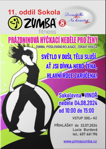 Prázdninová hýčkací neděle pro ženy-Zumba fitness